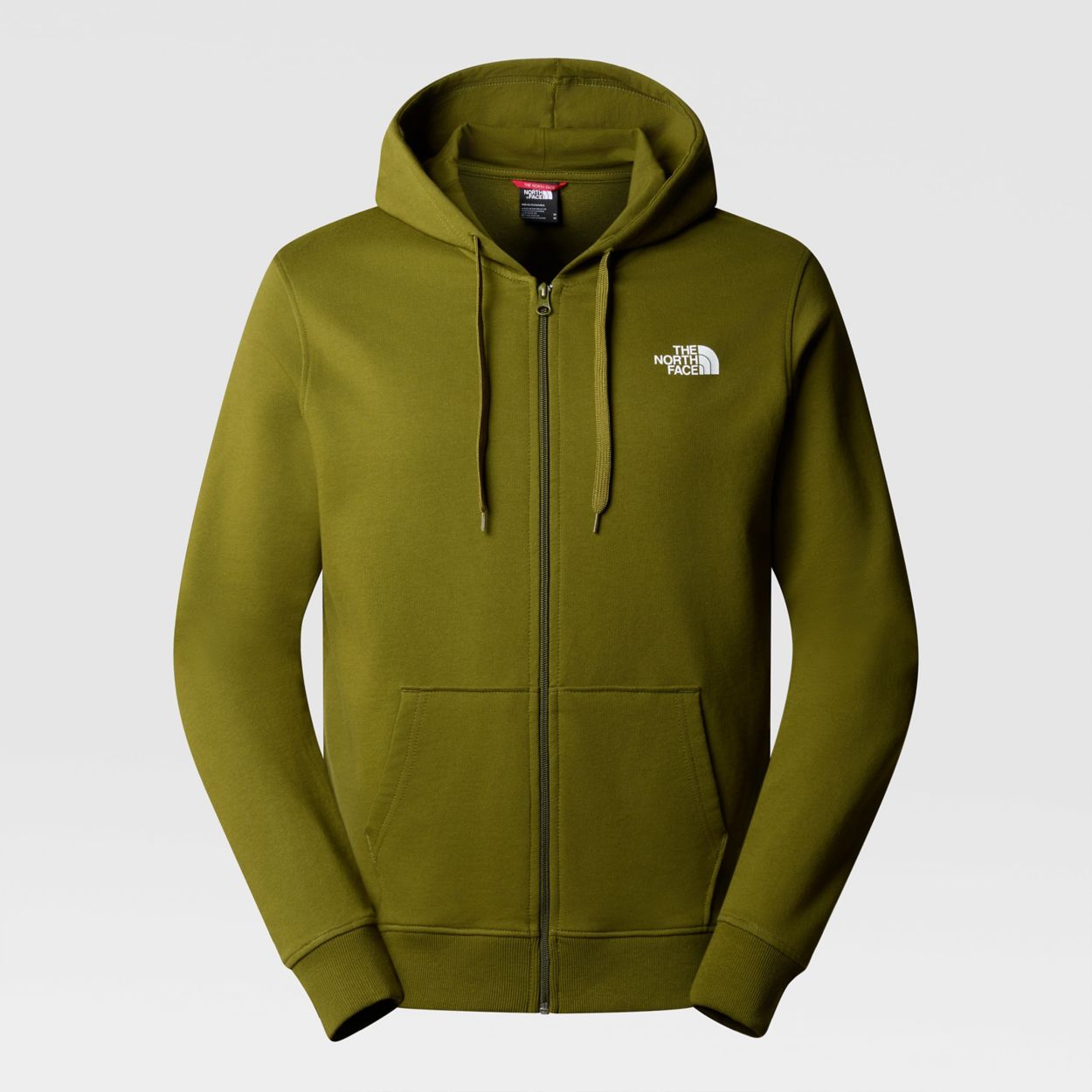 The North Face Felpa Open Gate Light Verde Militare da Uomo