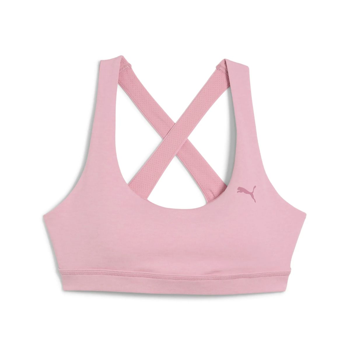 Puma Bra Cloudspun Mid Poised Pink Heather da Donna