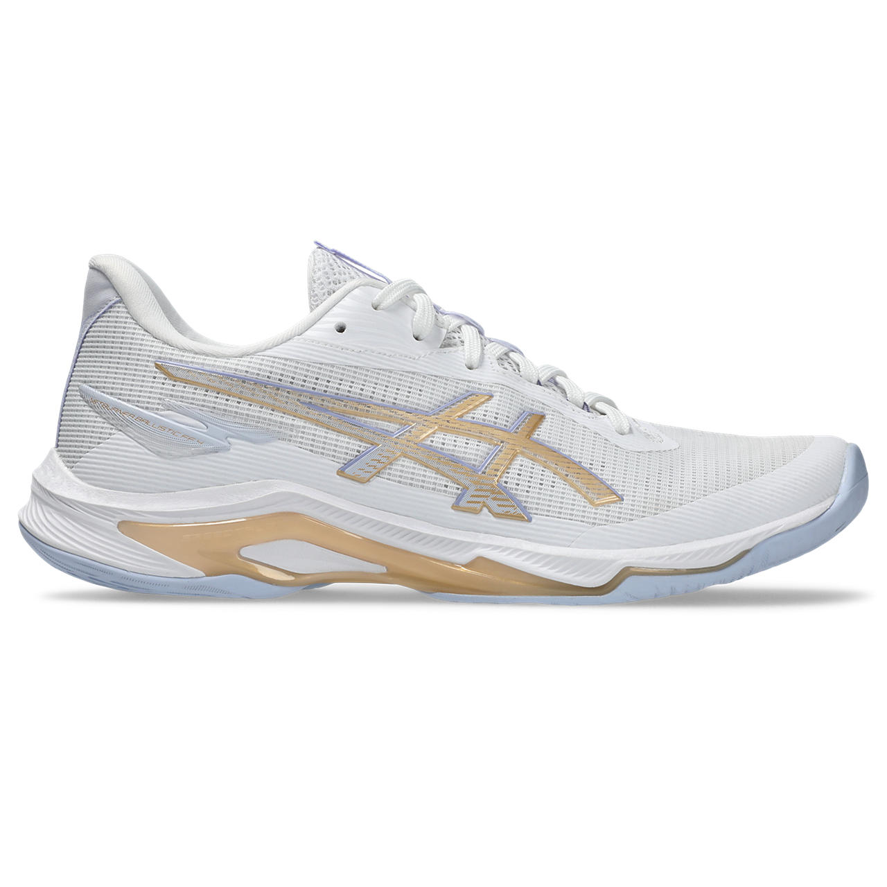 Asics Netburner Ballistic FF 4 White/Champagne da Donna