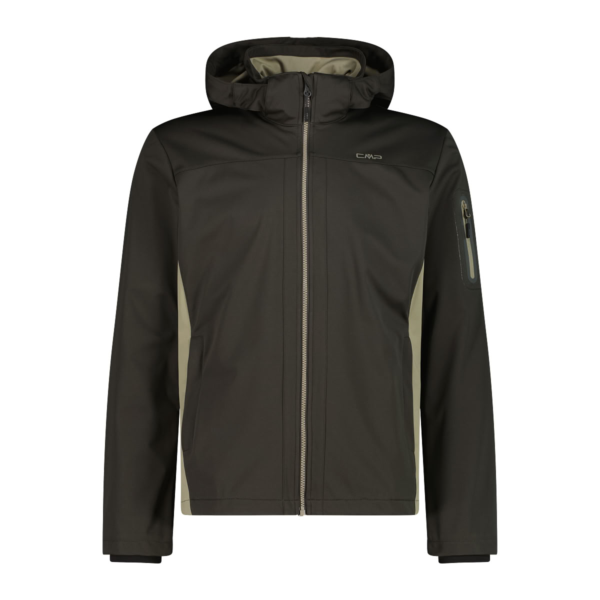 CMP Giacca in Light Softshell con cappuccio staccabile Pine da Uomo
