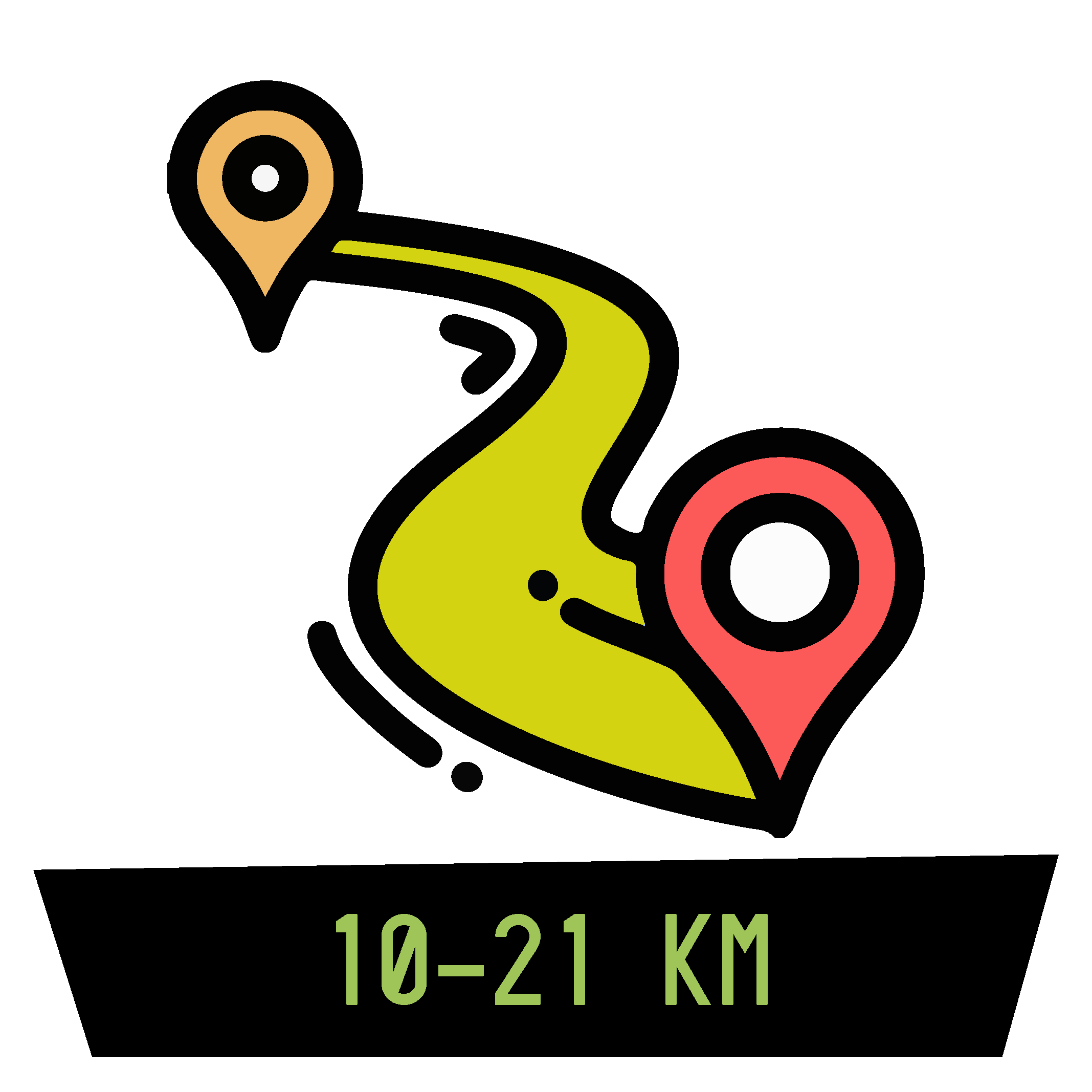 10-21 km
