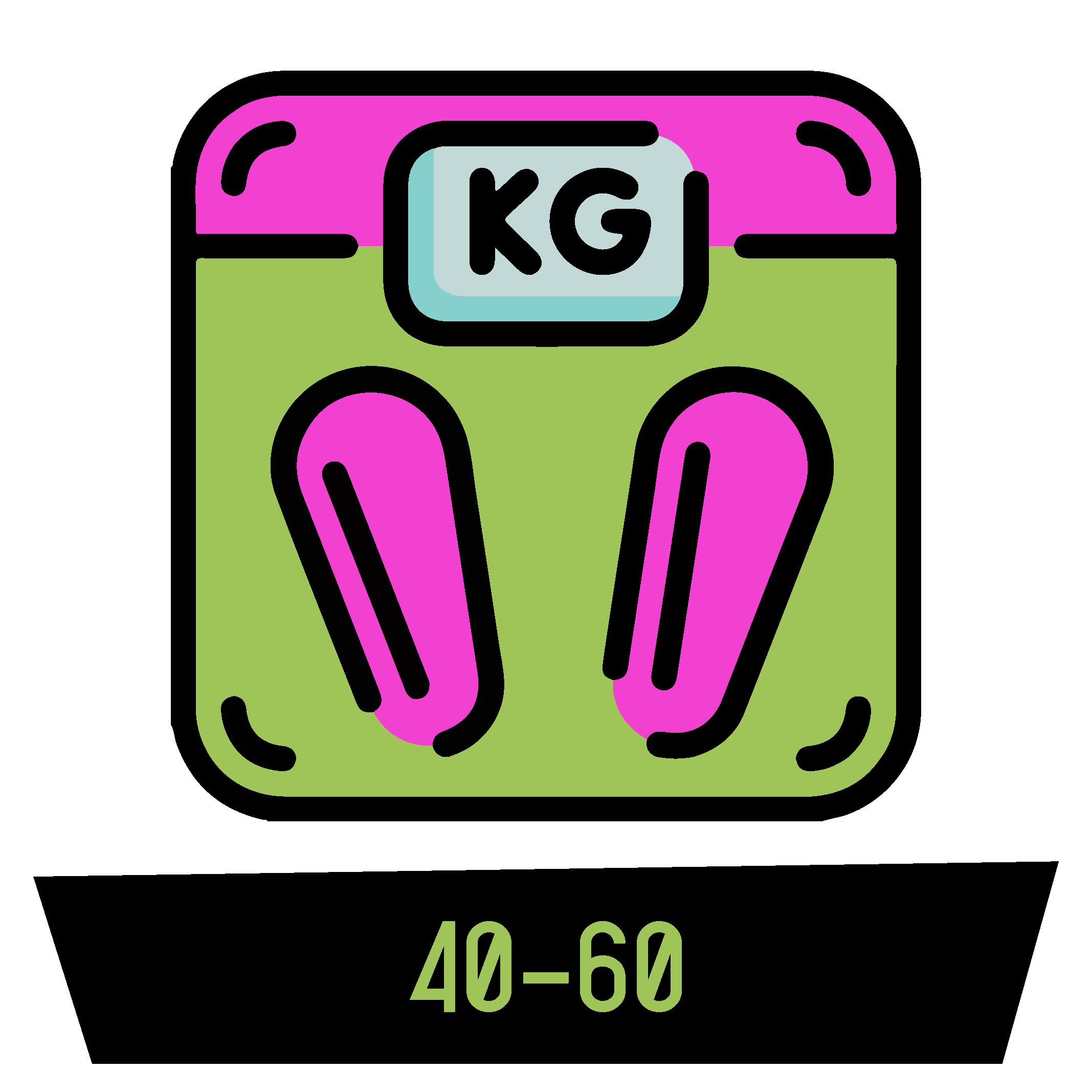 40-60 kg