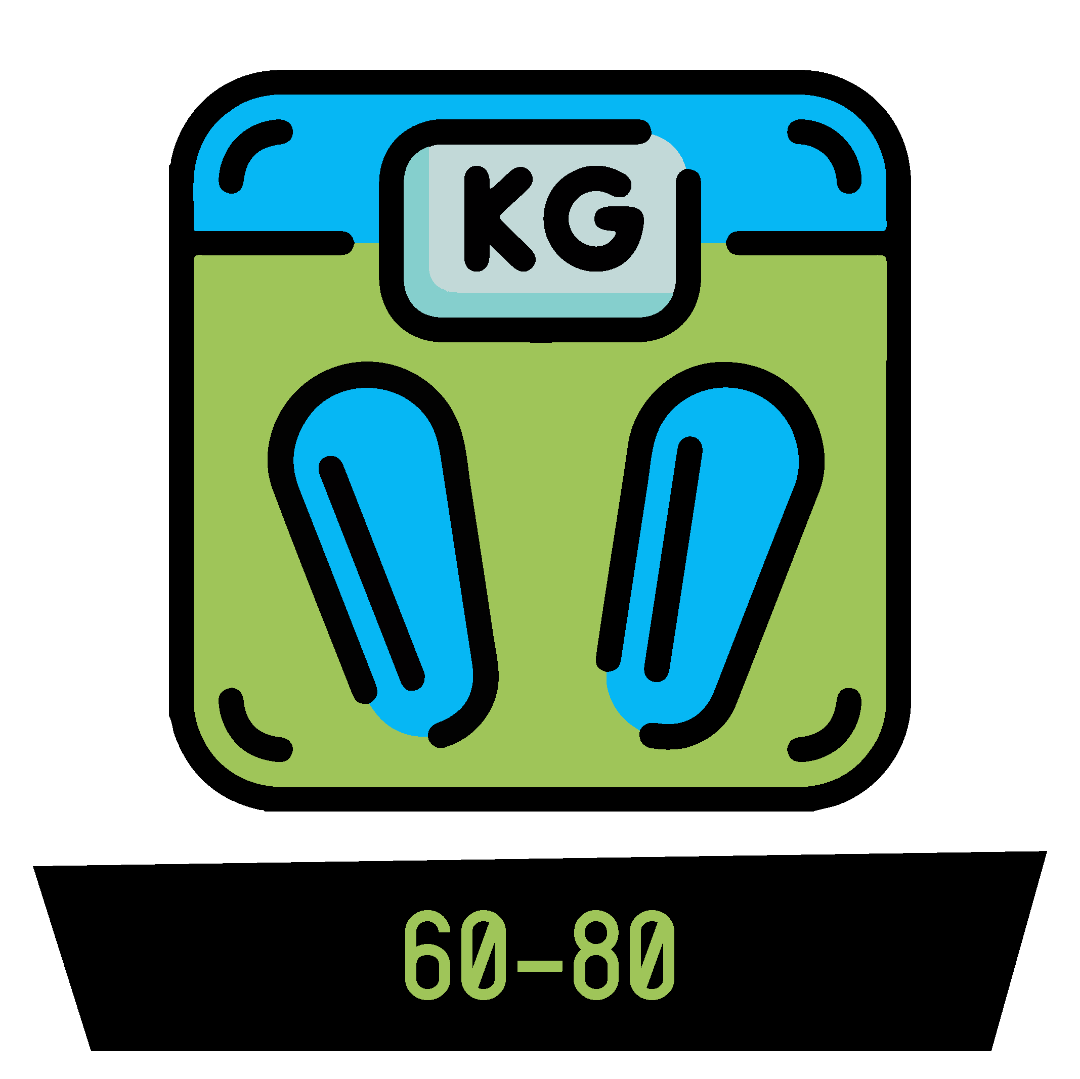 60-80 kg