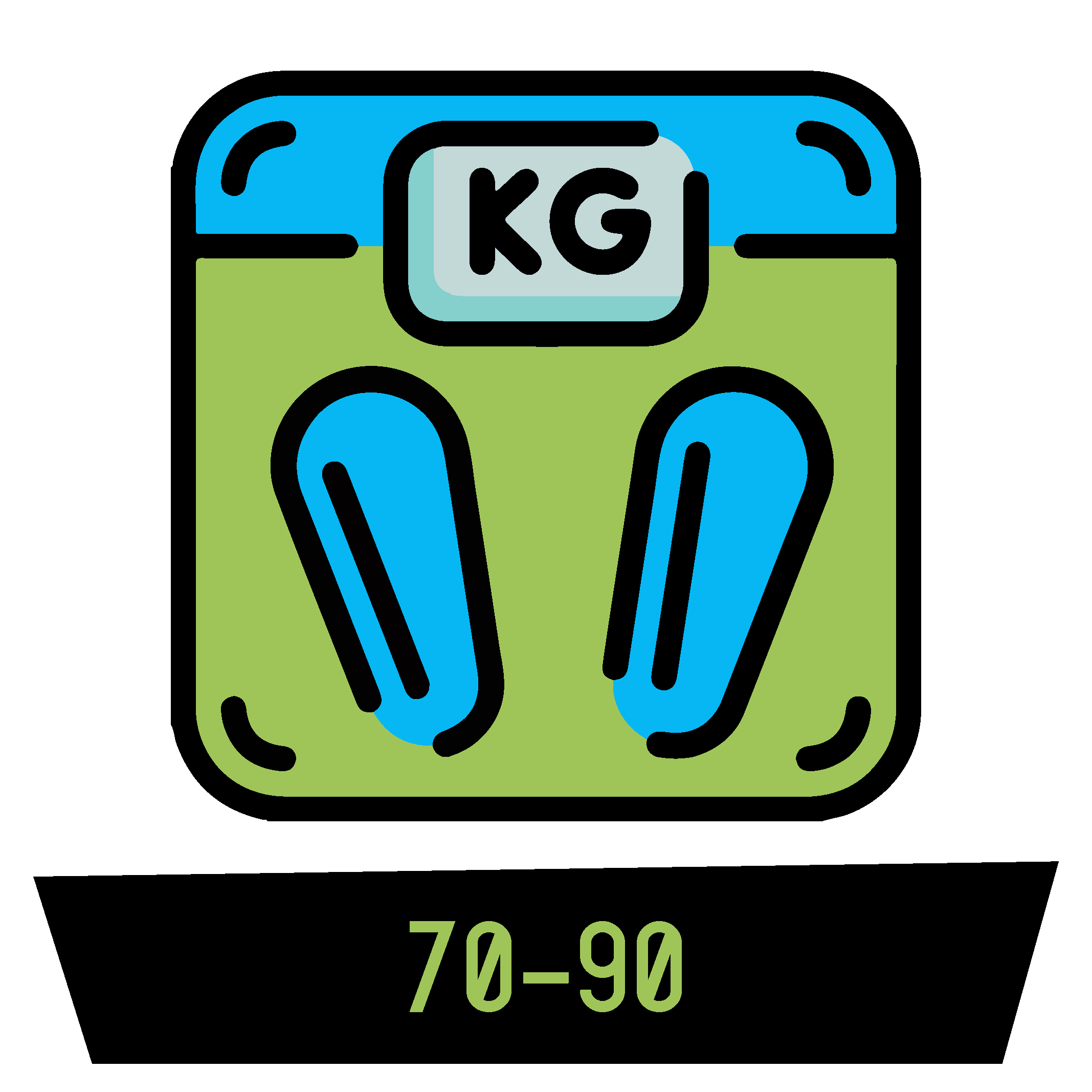 Tra 70 e 90 kg