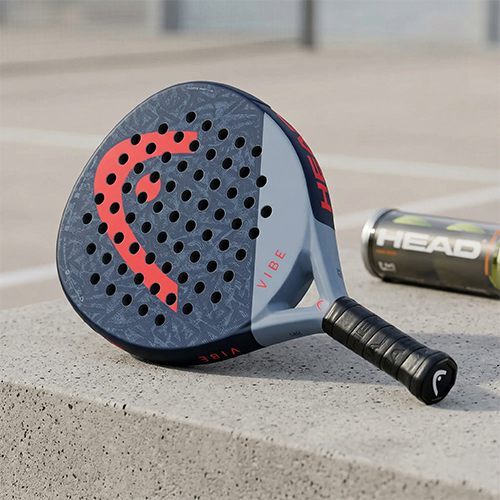 Racchetta da padel Head Vibe design moderno forma a lacrima oversize in fibra di vetro