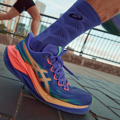 Intersuola ASICS SUPERBLAST 3 con tecnologia FF LEAP ammortizzazione alto livello